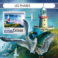 Guinea, Republic 2016 Lighthouses, Mint NH, Nature - Various - Birds - Lighthouses & Safety At Sea - Faros