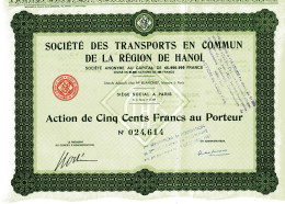 Société Des TRANSPORTS En COMMUN De La RÉGION De HANOI - Transport