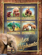 Guinea, Republic 2016 Elephants, Mint NH, Nature - Elephants - Otros & Sin Clasificación