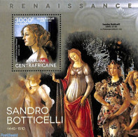 Central Africa 2014 Sandro Botticelli S/s, Mint NH, Art - Paintings - Zentralafrik. Republik
