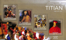 Central Africa 2014 Titian 4v M/s, Mint NH, Art - Paintings - República Centroafricana