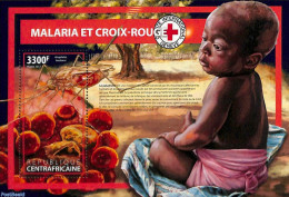 Central Africa 2011 Malaria & Red Cross S/s, Mint NH, Health - Nature - Health - Red Cross - Insects - Cruz Roja