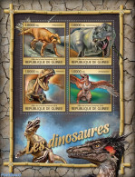 Guinea, Republic 2016 Dinosaurs, Mint NH, Nature - Prehistoric Animals - Preistorici