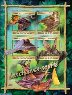 Guinea, Republic 2016 Bats, Mint NH, Nature - Bats - Fruit - Frutas