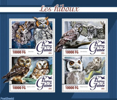 Guinea, Republic 2016 Owls, Mint NH, Nature - Birds Of Prey - Owls - Otros & Sin Clasificación