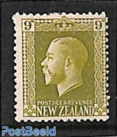 New Zealand 1915 9d, Perf. 14:14.5, Stamp Out Of Set, Unused (hinged) - Ongebruikt