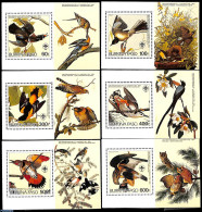 Burkina Faso 1985 J.J. Audubon 6 S/s, Mint NH, Nature - Sport - Birds - Scouting - Altri & Non Classificati