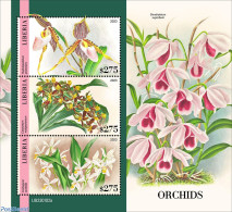 Liberia 2023 Orchids, Mint NH, Nature - Flowers & Plants - Orchids - Autres & Non Classés