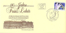 AUSTRIA. FDC. 110th ANNIV. FRANZ LEHAR. MUSIC. 1980 - FDC