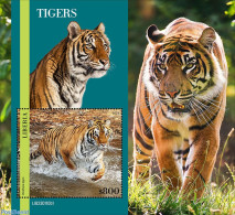 Liberia 2023 Tigers, Mint NH, Nature - Cat Family - Altri & Non Classificati