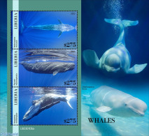 Liberia 2023 Whales, Mint NH, Nature - Sea Mammals - Sonstige & Ohne Zuordnung