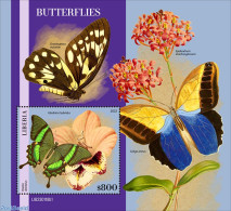 Liberia 2023 Butterflies, Mint NH, Nature - Butterflies - Flowers & Plants - Other & Unclassified