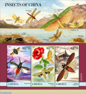 Liberia 2023 Insects Of China, Mint NH, Nature - Insects - Other & Unclassified