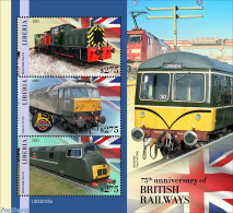 Liberia 2023 British Railways, Mint NH, Transport - Railways - Eisenbahnen