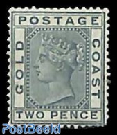 Gold Coast 1884 2p, Stamp Out Of Set, Unused (hinged) - Altri & Non Classificati