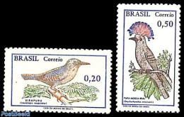 Brazil 1968 Birds 2v, With WM, Mint NH, Nature - Birds - Unused Stamps