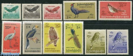 Myanmar/Burma 1968 On Service 11v, Unused (hinged), Nature - Birds - Sonstige & Ohne Zuordnung