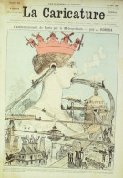 La Caricature 1886 N°338 Métropolitain De Paris Robida Bullier Sorel - Tijdschriften - Voor 1900