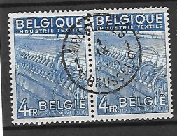 OCB Nr 771 Textiel Centrale Stempel Bruxelles Brussel 1G - Usados