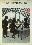 La Caricature 1886 N°339 Dîner Plein Air Sorel Mélassier Caran D'Ache Faria Gladstone Par Luque - Revistas - Antes 1900