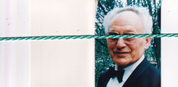 Jan Waegeman-Geerinck, Grembergen 1919, 1994. Foto - Esquela
