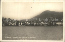 12586273 Clarens Montreux Chateaux Des Cretes Et Du Chatelard Lac Leman Genferse - Altri & Non Classificati