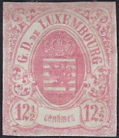 Luxembourg - Luxemburg - Timbres  - Armoiries  1859      12,5c.   MH   Michel 7   VC. 200,- - 1859-1880 Wapenschild