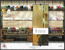 Portugal – 2014 Tapestry Used Souvenir Sheet - Gebruikt