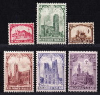 Belgica, 1928  Y&T. 267 / 272,  MNH. - Ungebraucht