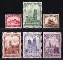 Belgica, 1928  Y&T. 267 / 272,  MNH. - Neufs