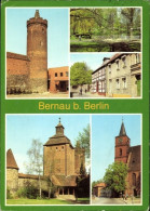 CPA Bernau Bei Berlin, Stadtmauer, Hungerturm, Hohesteinstraße, Schwanenteich - Sonstige & Ohne Zuordnung