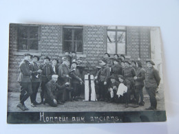 CARTE PHOTO 3 EME BATAILLON DE CHASSEURS ALPINS -HONNEURS AUX ANCIENS-ANIMEE - Regimente