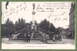 CPA  Dos Précurseur - DOUBS - BESANCON - FONTAINE FLORE - Animation - Besancon