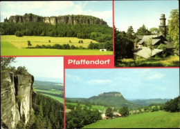 CPA Pfaffendorf Königstein An Der Elbe Sächsische Schweiz, Aussichtsturm, Berggaststätte, Weiße Wand - Otros & Sin Clasificación