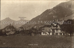 12585082 Chateau-d Oex Teilansicht Mit Dent De Corjon Alpes Chateau-d Oex - Sonstige & Ohne Zuordnung