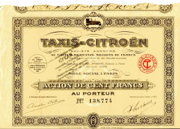 TAXIS - CITROEN - Transporte