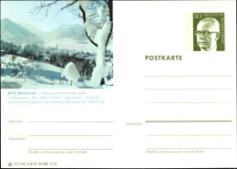 Entier Postal CPA Schliersee In Oberbayern, Totalansicht, Winter - Otros & Sin Clasificación