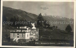 12584120 Montana Crans La Combaz Villa Notre Dame Bietschhorn Alpenpanorama Mont - Altri & Non Classificati