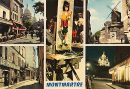 CPM - P - PARIS - MONTMARTRE - MULTIVUES - Other & Unclassified