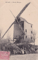 Meaux Moulin Montyon  Animée 1905 Famille Devant Le Moulin A Vent - Meaux