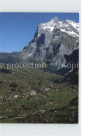 12582510 Grindelwald Mit Wetterhorn Berner Alpen Fliegeraufnahme Grindelwald - Otros & Sin Clasificación