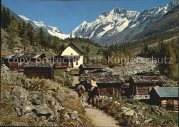 12581803 Loetschental Kuehmatt Mit Schinhorn Kippel - Other & Unclassified