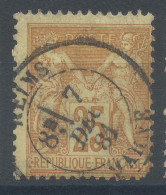 Lot N°82894   N°92, Oblitéré Cachet à Date De REIMS "MARNE" - 1876-1898 Sage (Tipo II)