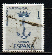 SPAGNA - 1966 - SETTIMANA NAVALE A BARCELLONA - USATO - Gebruikt