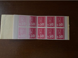 Carnet 1664-C9a 3 Bandes De Phospho Neuf ** Partiellement à Sec Rare ++ Cote 650€ - Modernos : 1959-…