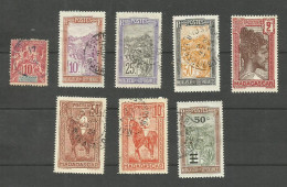 MADAGASCAR N°43, 133, 134, 139, 162, 184, 187, 189 Cote 7.20€ - Gebruikt