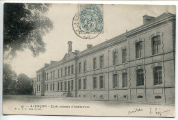 Pionnière Voyagé 1904 * ALENÇON Ecole Normale D'Institutrices * Edition M.C.F.L. - Alencon
