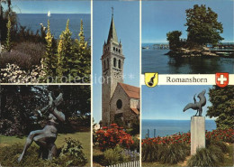 12578874 Romanshorn Bodensee Seepark Anlagen Kirche Seebruecke Skulptur Romansho - Autres & Non Classés