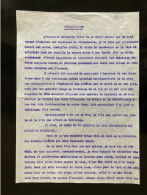 Tract Presse Clandestine Résistance Belge WWII WW2 'Proclamation' (the Text Continues On The Reverse Side Of The Sheet) - Documenten
