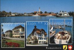 12578864 Romanshorn Bodensee Panorama Faehre Teilansichten Bootshafen Romanshorn - Autres & Non Classés